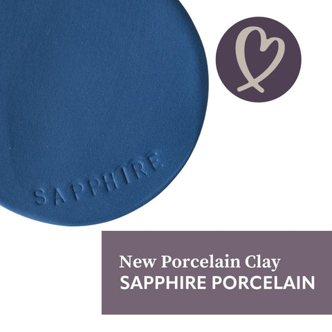 New Blue Porcelain Clay Sapphire Porcelain